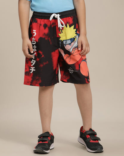 Naruto Regular Fit Shorts For Boys