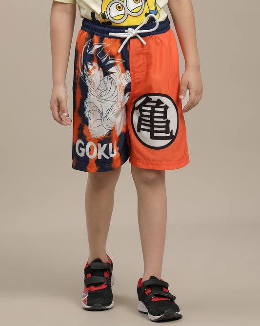 Dragon Ball Z Regular Fit Shorts For Boys