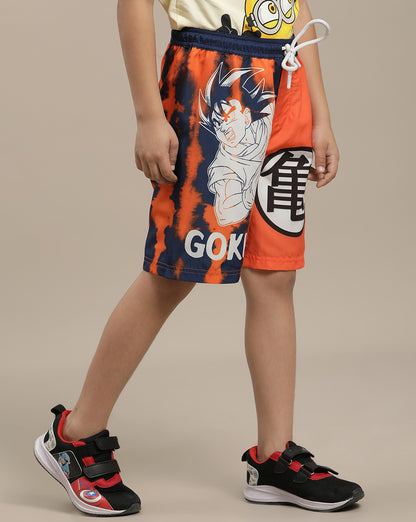 Dragon Ball Z Regular Fit Shorts For Boys