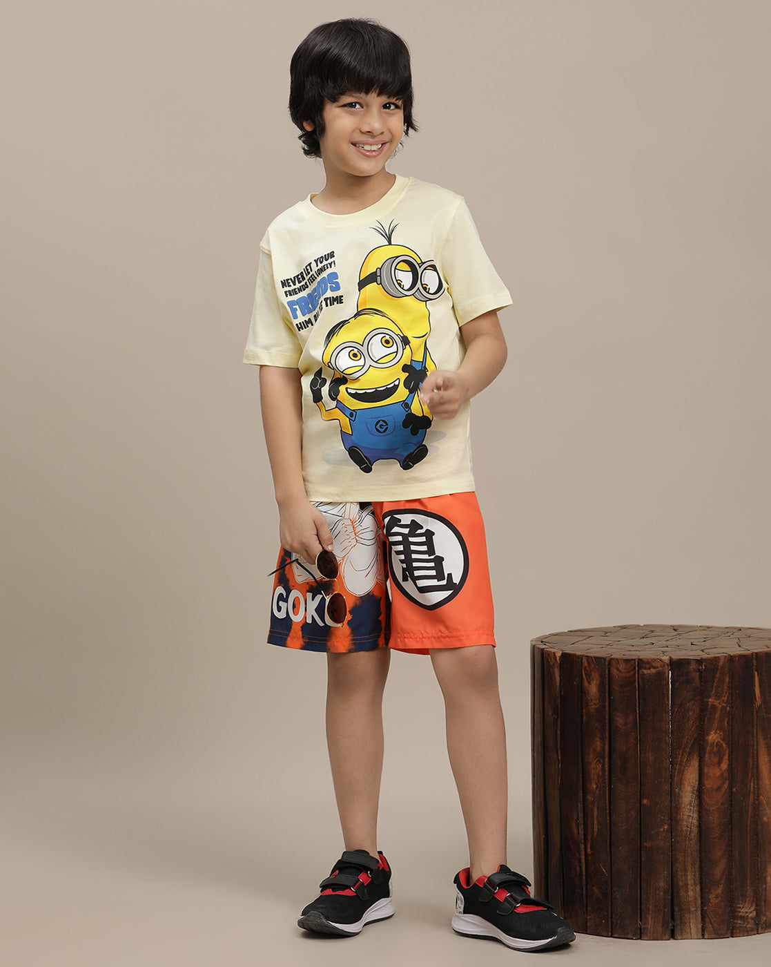 Dragon Ball Z Regular Fit Shorts For Boys