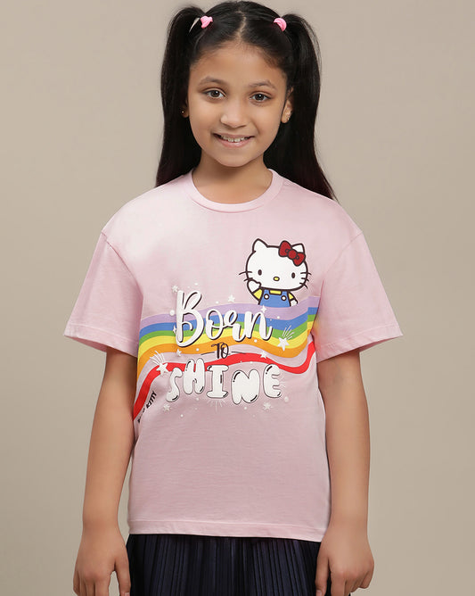 Hello Kitty Relaxed Fit Tshirt For Girls