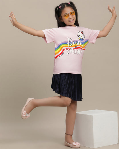 Hello Kitty Relaxed Fit Tshirt For Girls