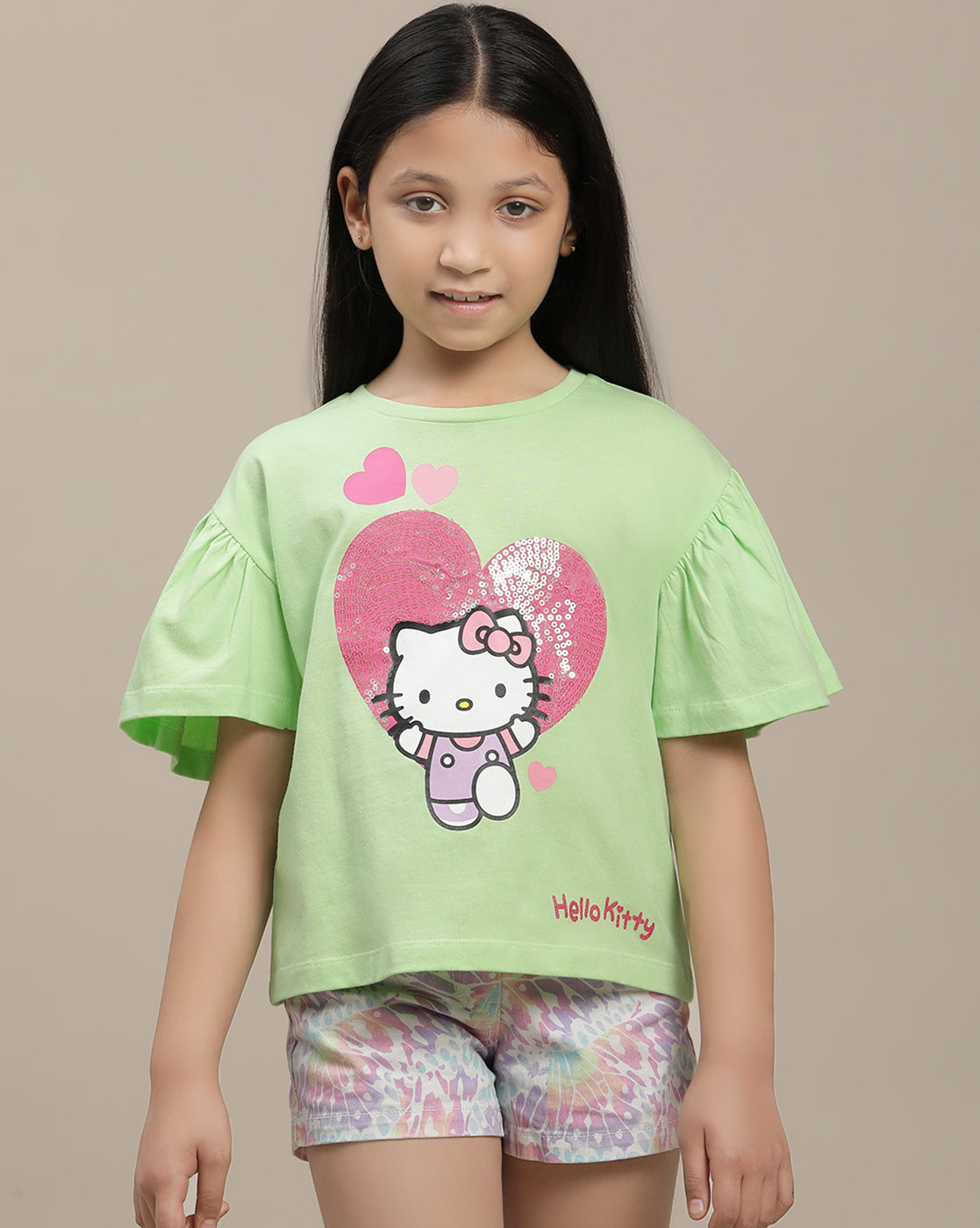 Hello Kitty Relaxed Fit Tshirt For Girls