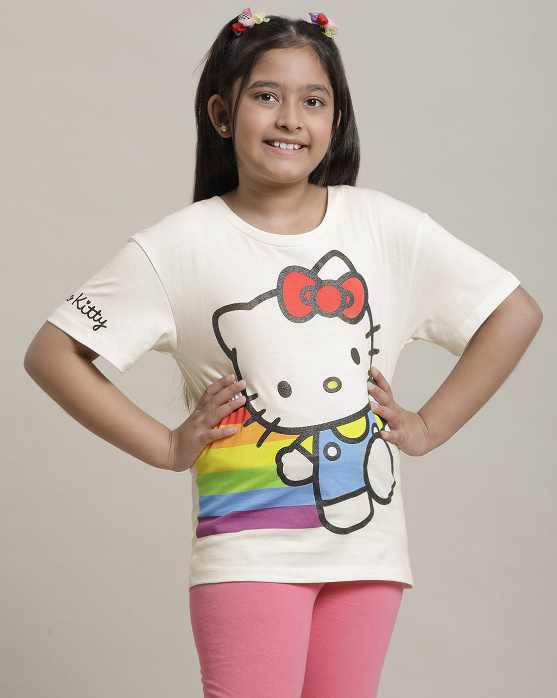 Hello Kitty Relaxed Fit Tshirt For Girls