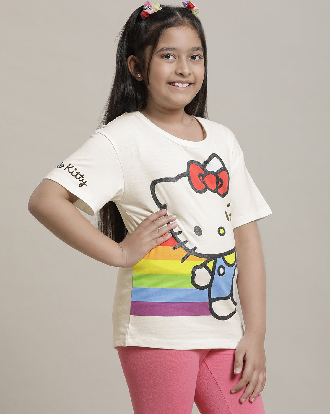 Hello Kitty Relaxed Fit Tshirt For Girls