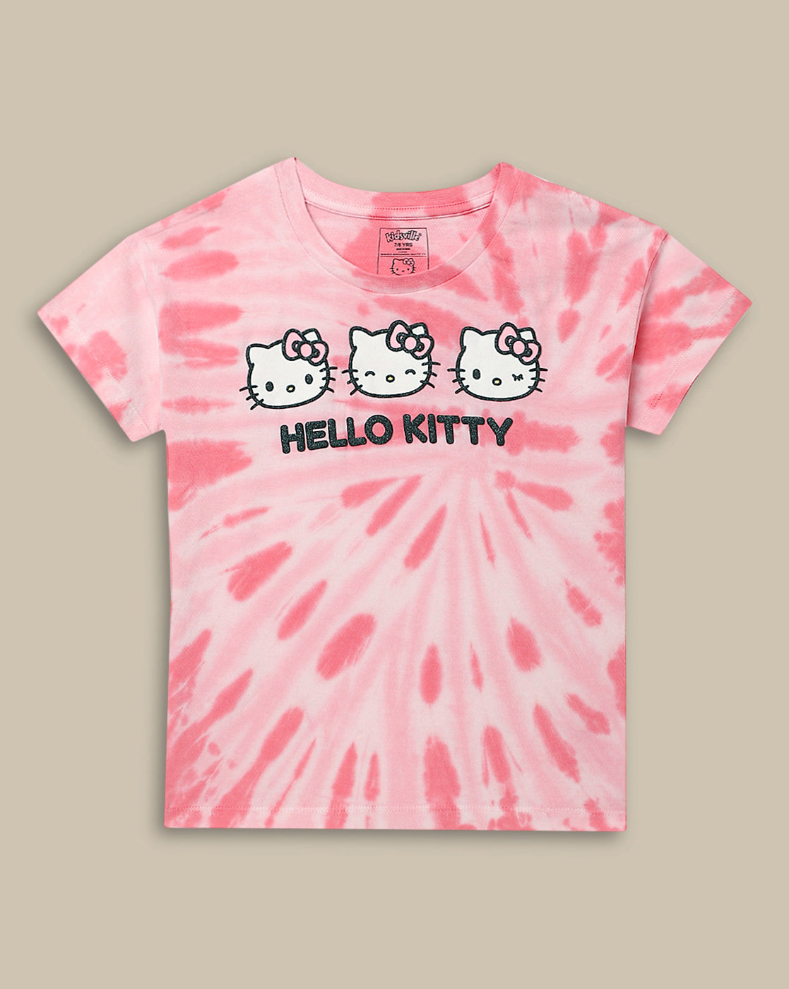 Hello Kitty Regular Fit Tshirt For Girls