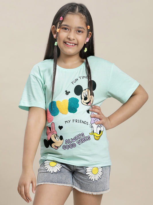 Mickey & Friends Relaxed Fit Tshirt For Girls