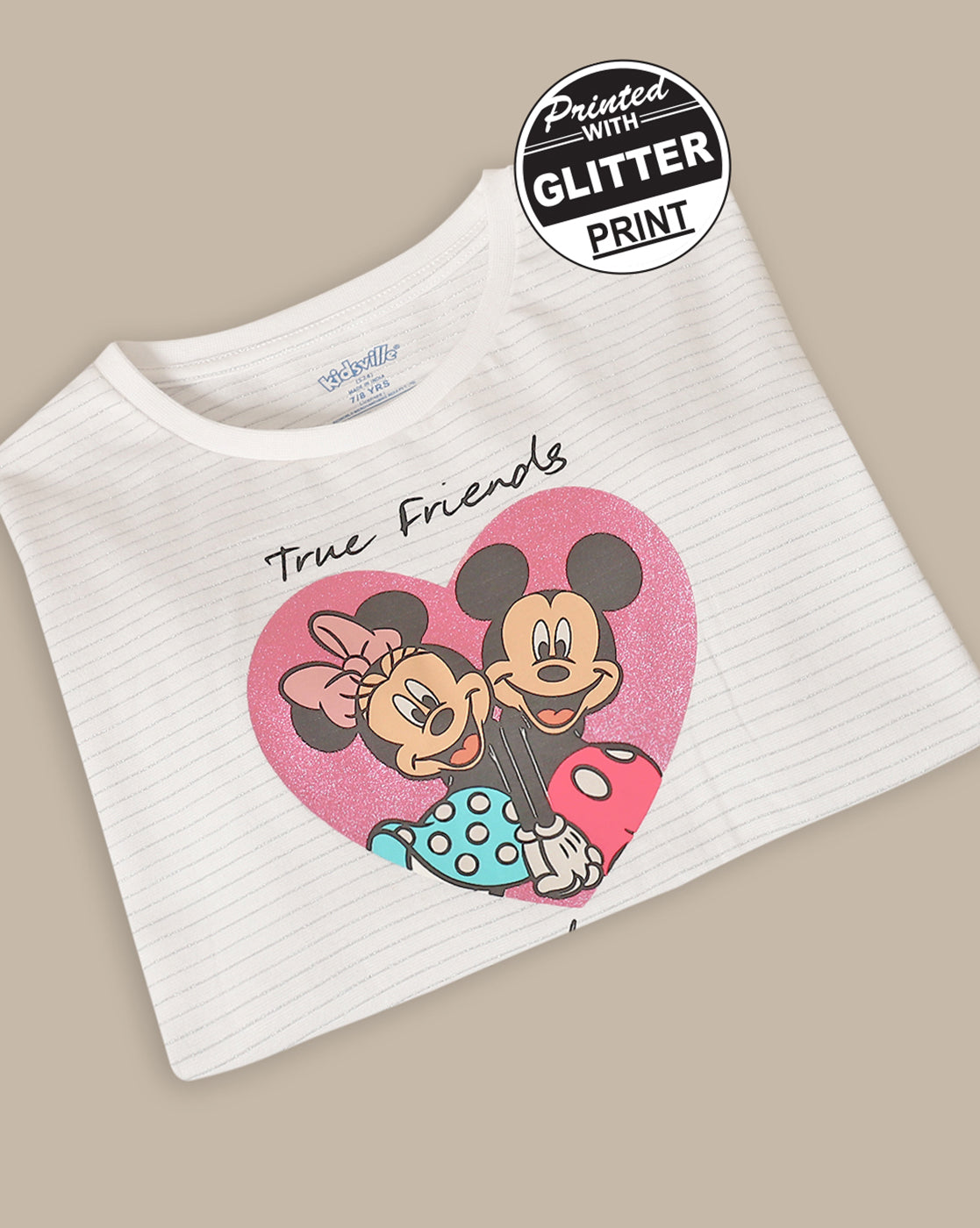 Mickey & Friends Boxy Fit Tshirt For Girls