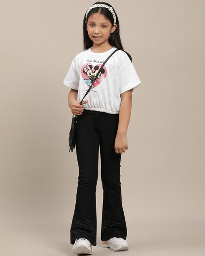 Mickey & Friends Boxy Fit Tshirt For Girls