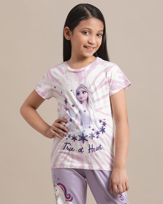 Frozen Regular Fit Tshirt For Girls