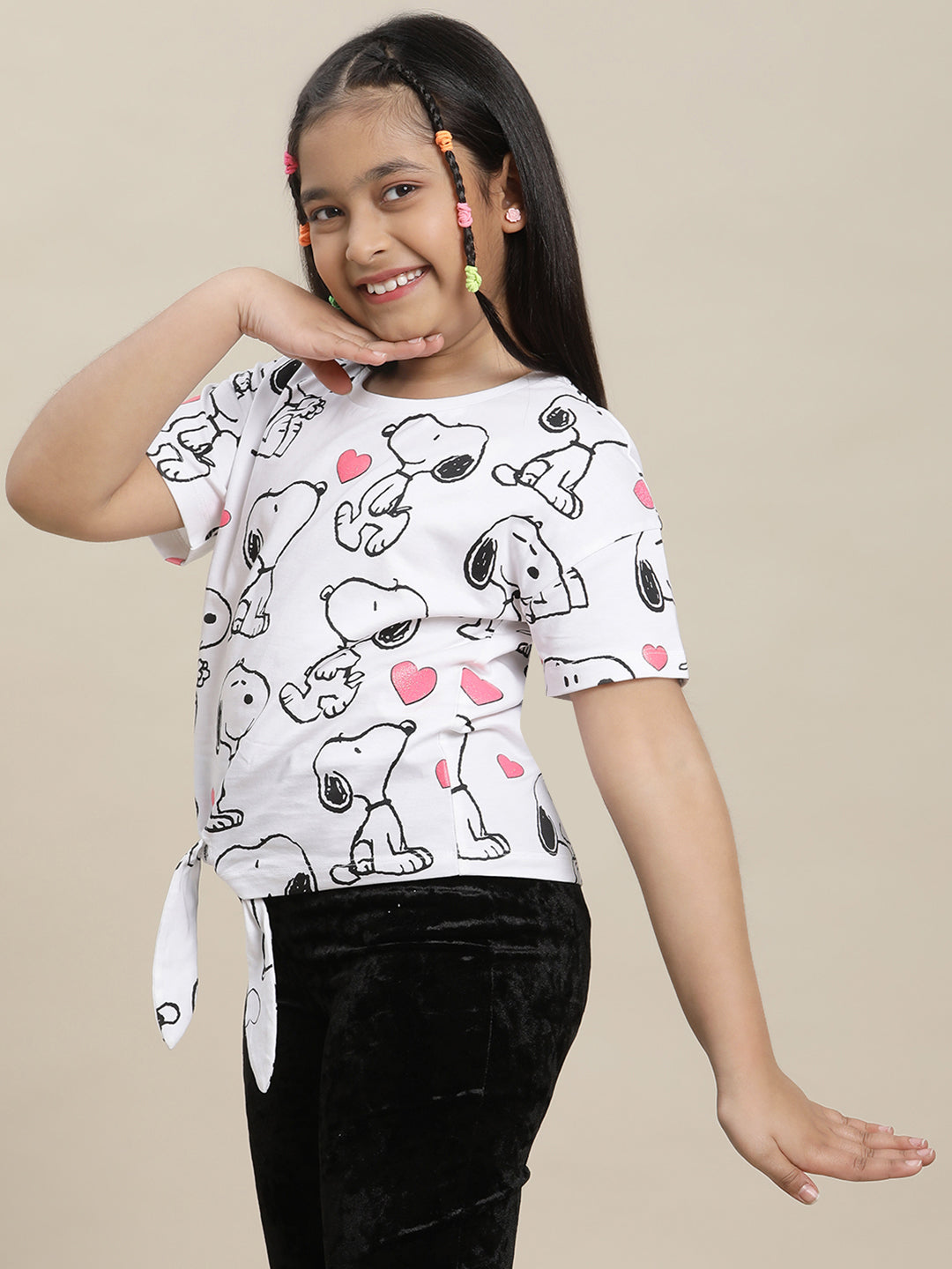 Peanuts Boxy Fit Tshirt For Girls