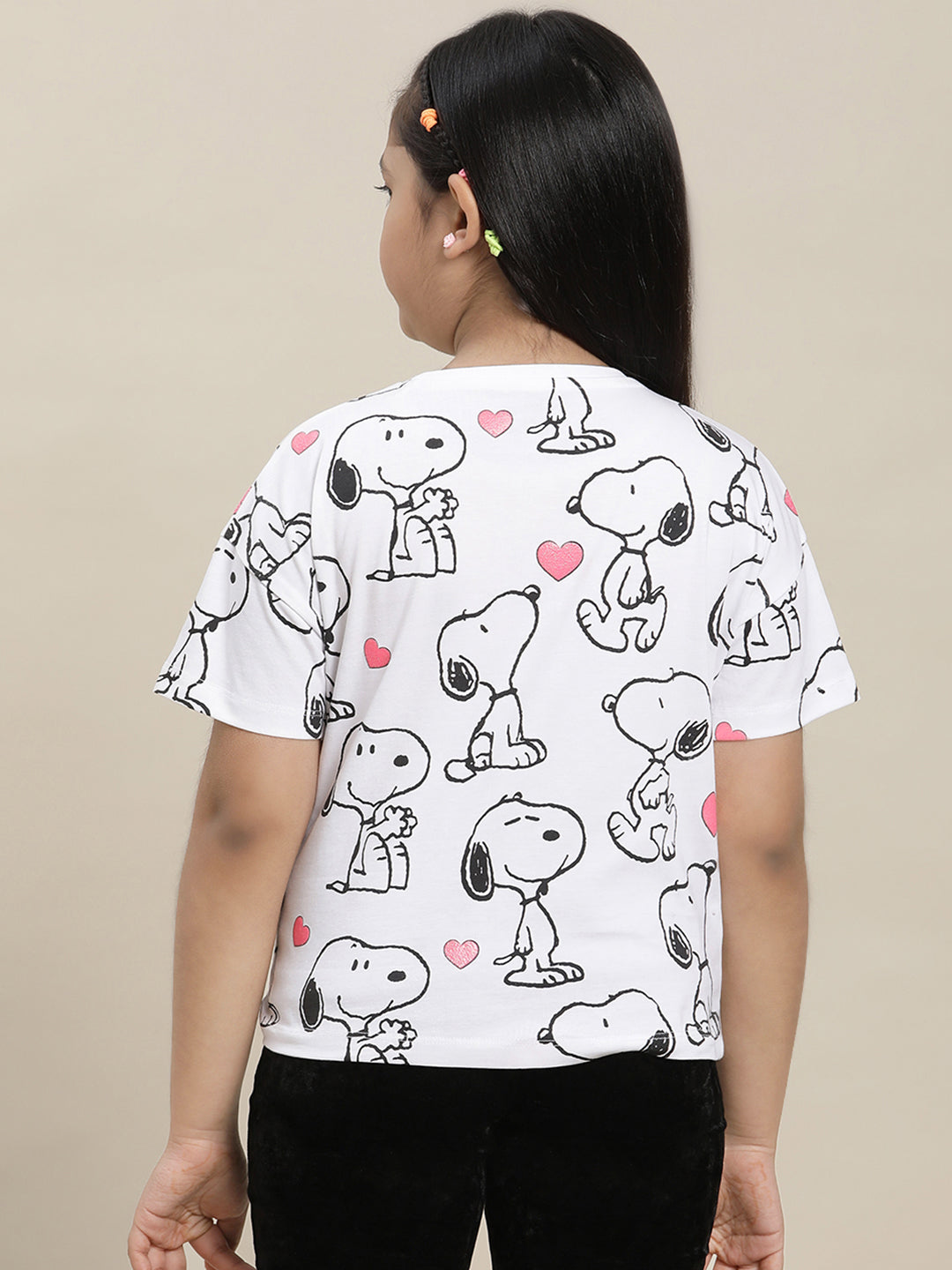 Peanuts Boxy Fit Tshirt For Girls