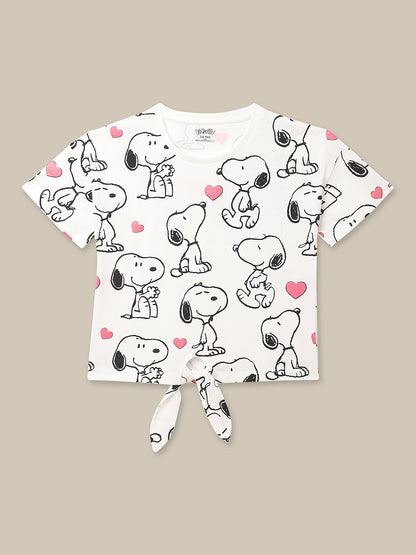 Peanuts Boxy Fit Tshirt For Girls