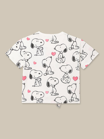 Peanuts Boxy Fit Tshirt For Girls