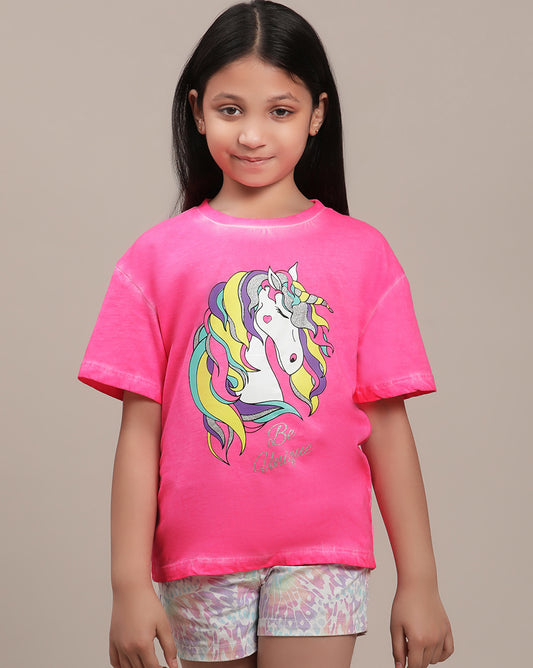 Unicorns Tshirt For Girls