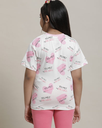 Tom & Jerry Relaxed Fit Tshirt For Girls