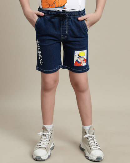 Naruto Denim Shorts For Boys