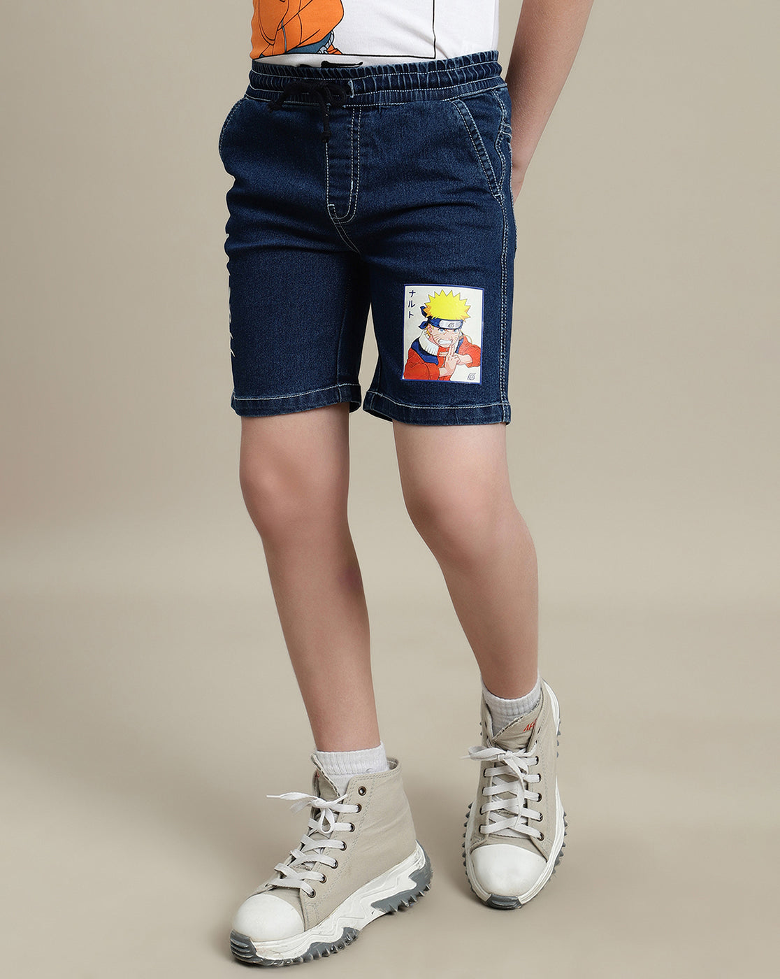 Naruto Denim Shorts For Boys