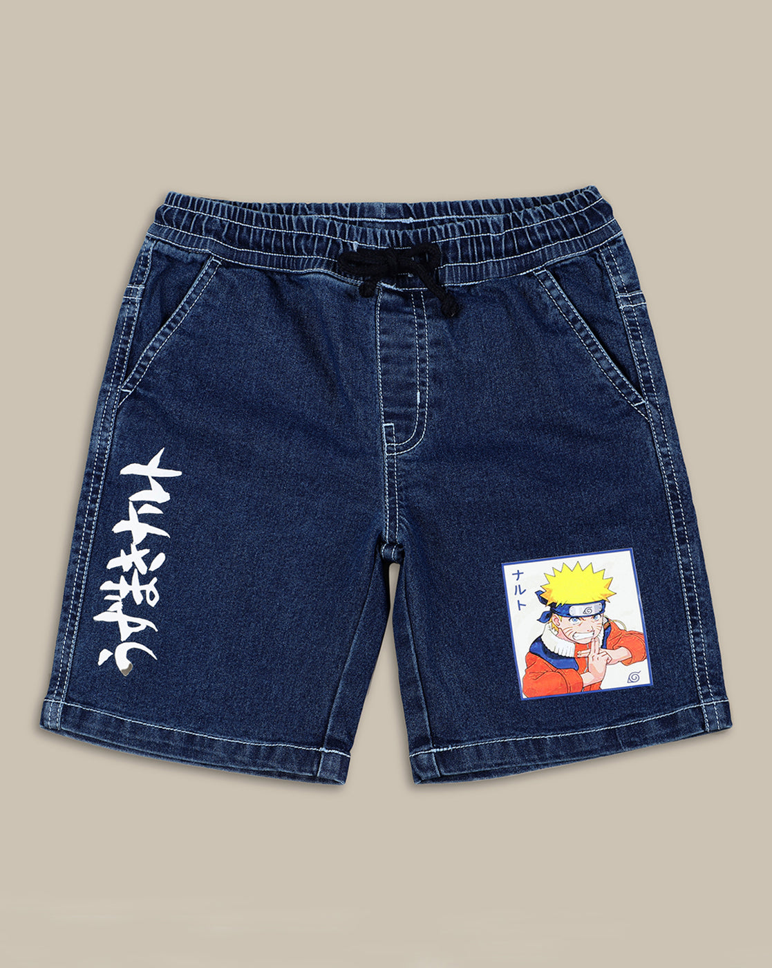 Naruto Denim Shorts For Boys