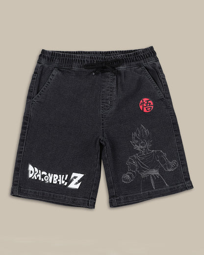 Dragon Ball Z Denim Shorts For Boys