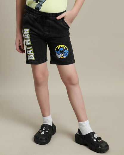 Batman Denim Shorts For Boys