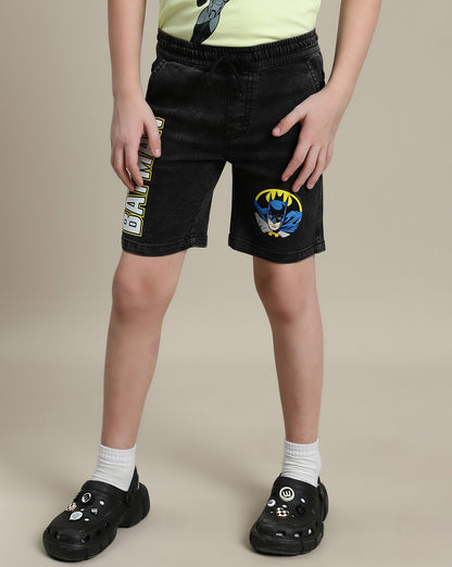 Batman Denim Shorts For Boys