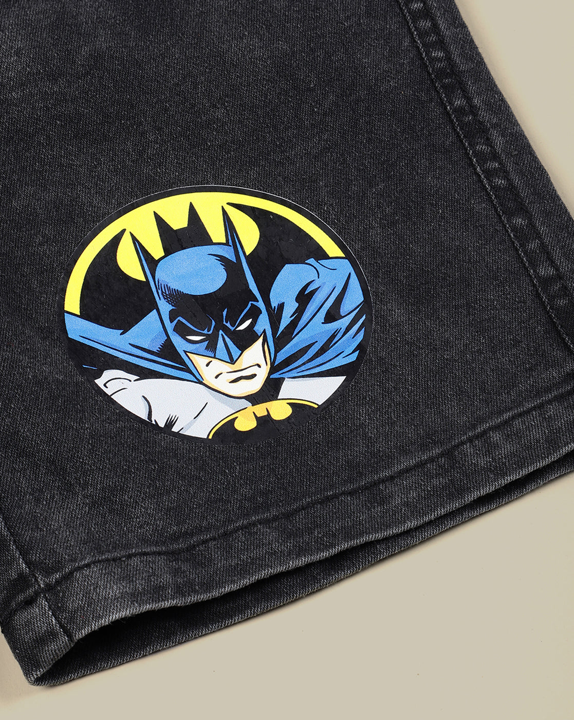 Batman Denim Shorts For Boys