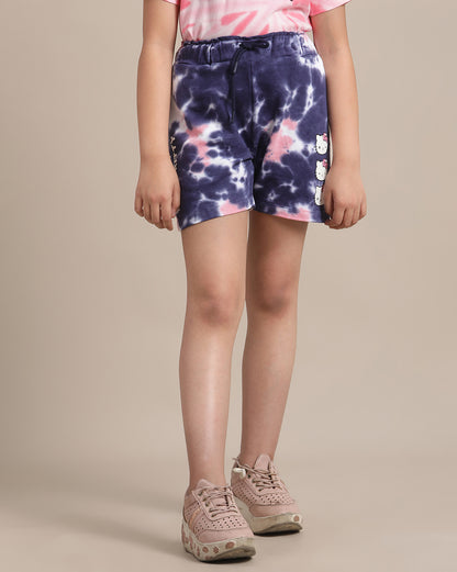 Hello Kitty Regular Fit Shorts For Girls