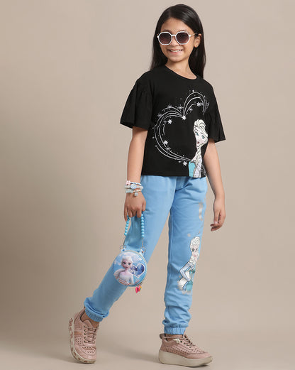 Frozen Regular Fit Jogger For Girls