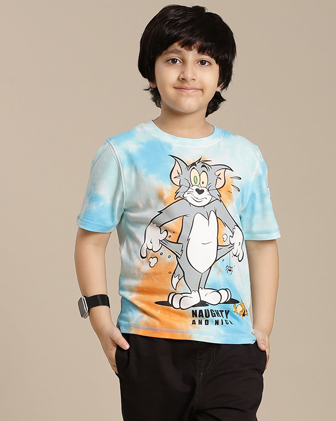 Tom & Jerry Printed Regular Fit Tshirt For Boys