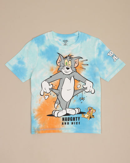 Tom & Jerry Printed Regular Fit Tshirt For Boys