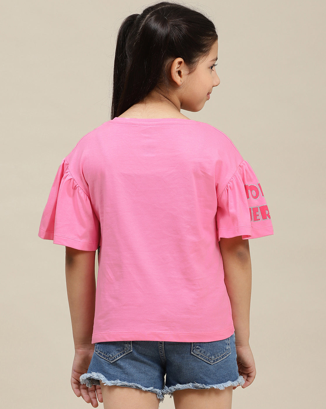 Tom & Jerry Printed Relaxed Fit Tshirt For Girls